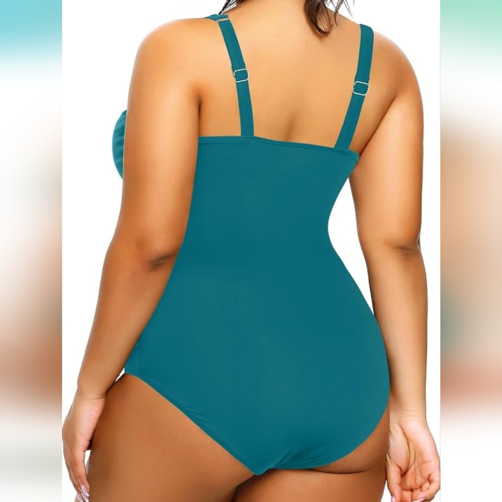 AQUA EVE One Piece Swimsuit - Picture 2 of 8
